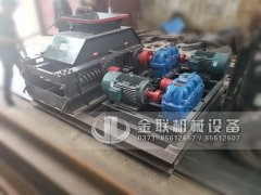 中型2PG800x600直連對輥制砂機發往河南